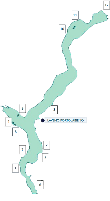 Mappa distributori carburante Lago Maggiore